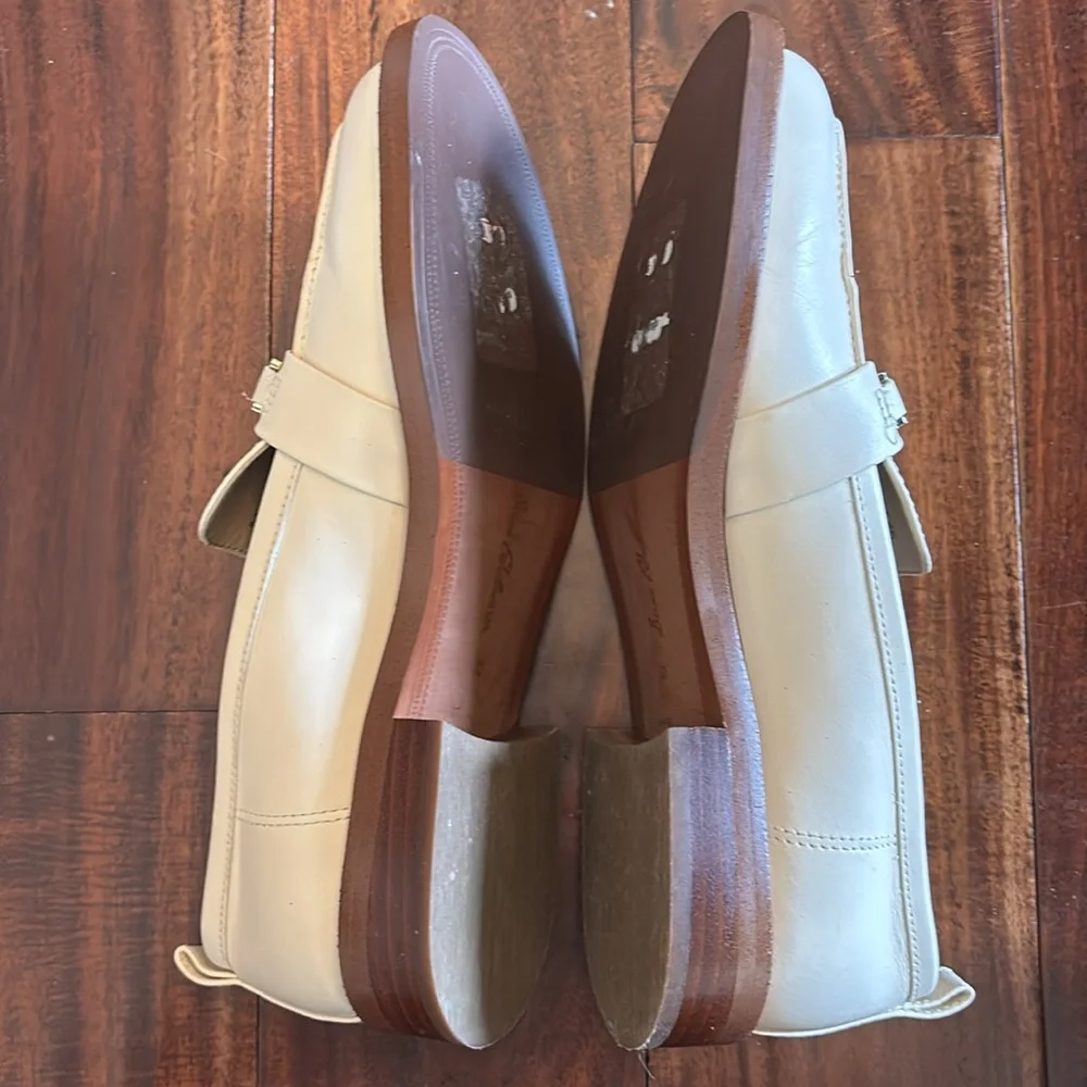 Sam Edelman | Women's Christy Cream Loafers - Picture 9 of 11